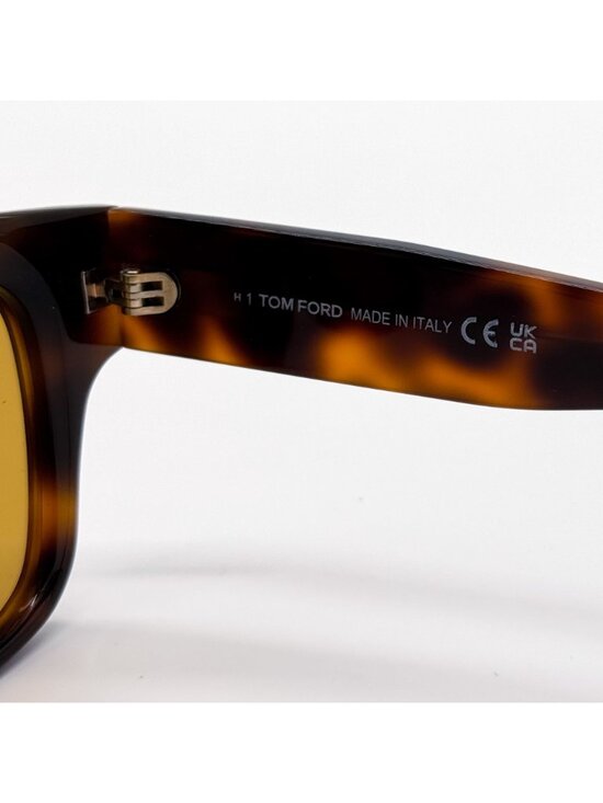 NEW TOM FORD CAINE-02 SUNGLASSES TF1280 53E SQUARE HAVANA WOMEN EYEWEAR FT1280